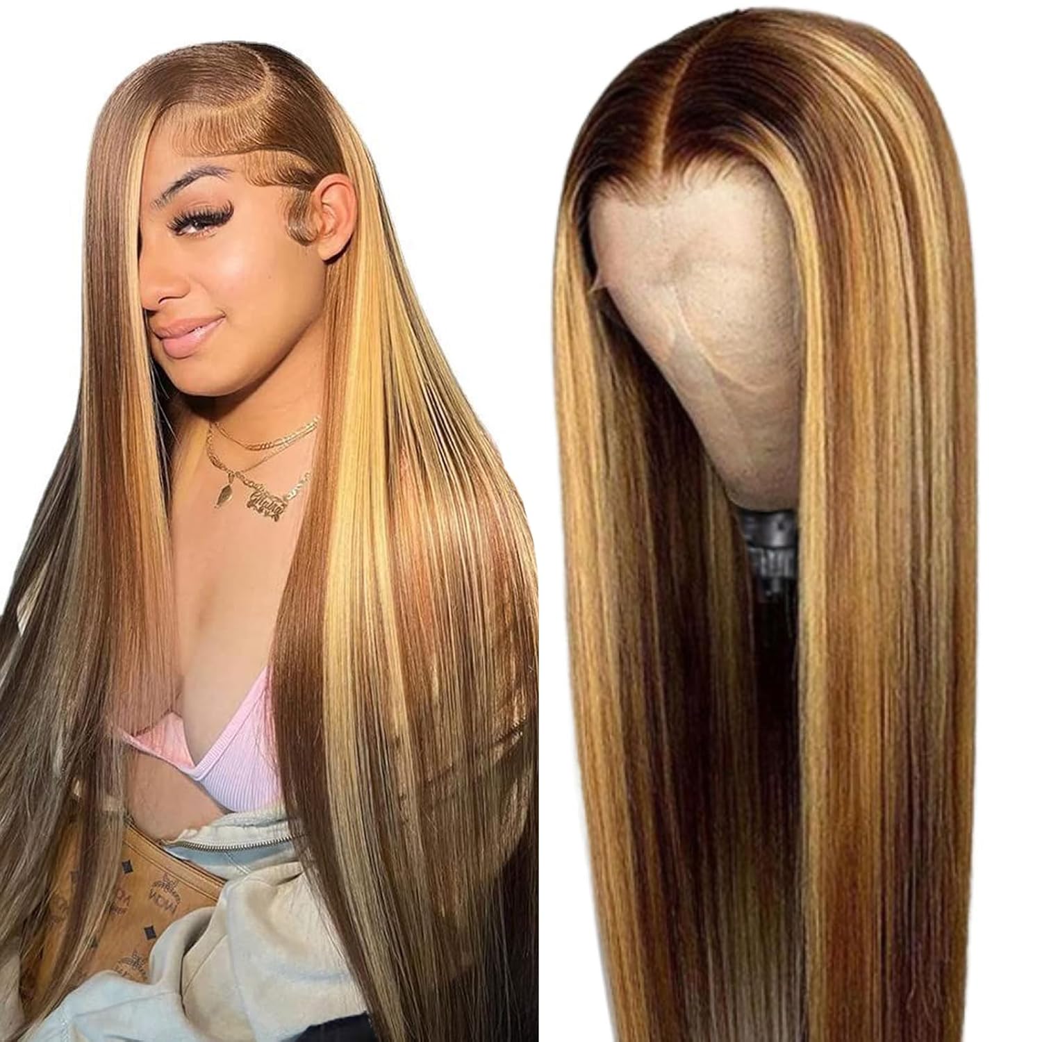 ⚡ Final Hours – Up to 50% Off🌷💥Straight HD Transparent Lace Front Wigs Human Hair
