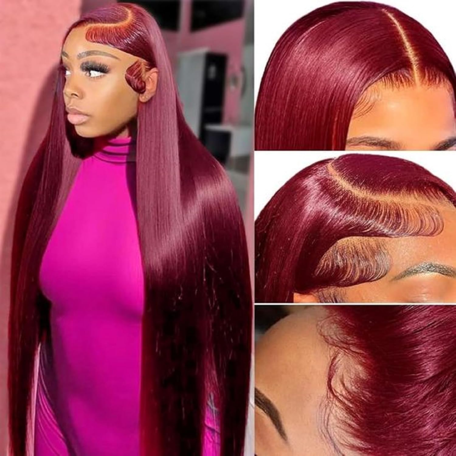 ⚡ Final Hours – Up to 50% Off🌷💥Straight HD Transparent Lace Front Wigs Human Hair