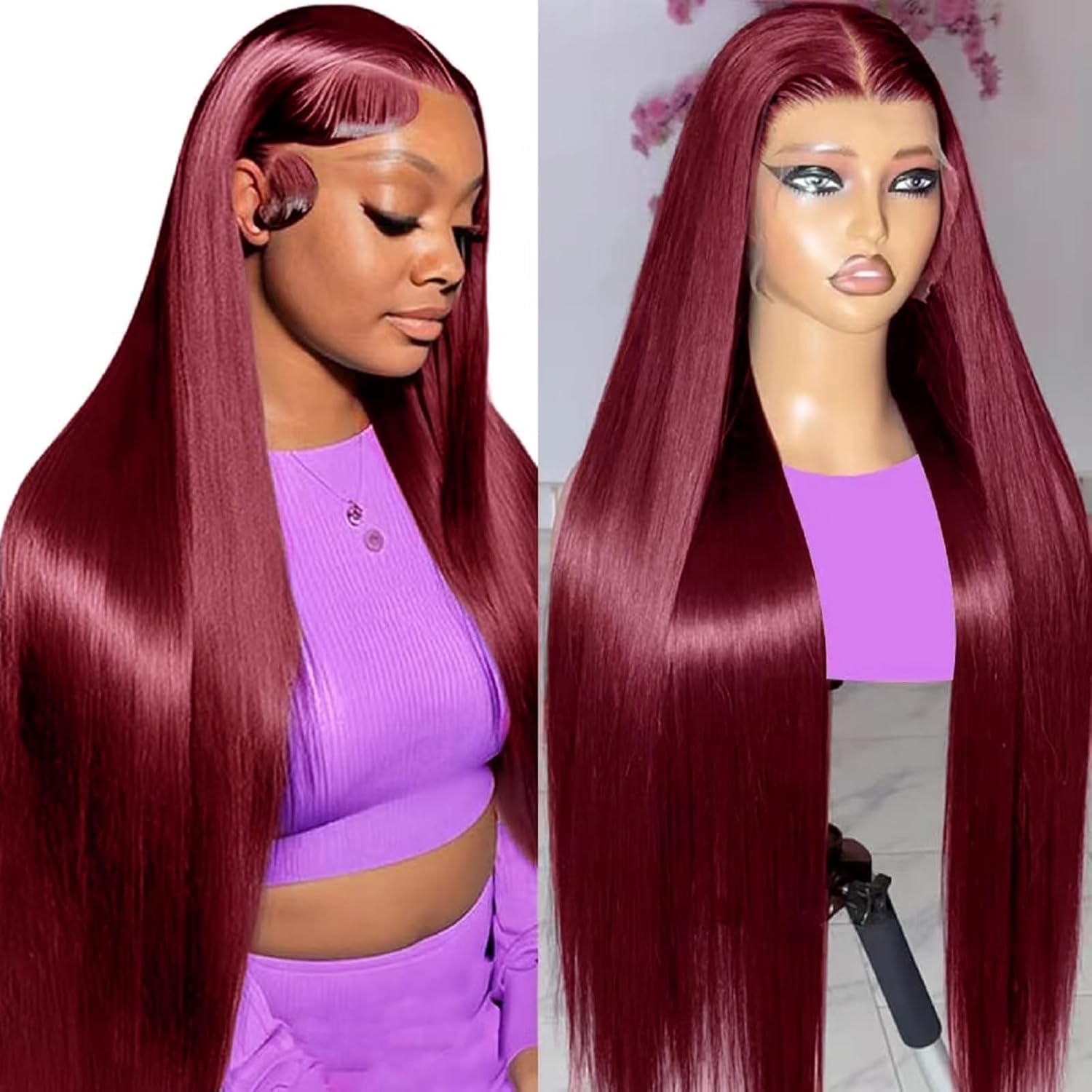 ⚡ Final Hours – Up to 50% Off🌷💥Straight HD Transparent Lace Front Wigs Human Hair
