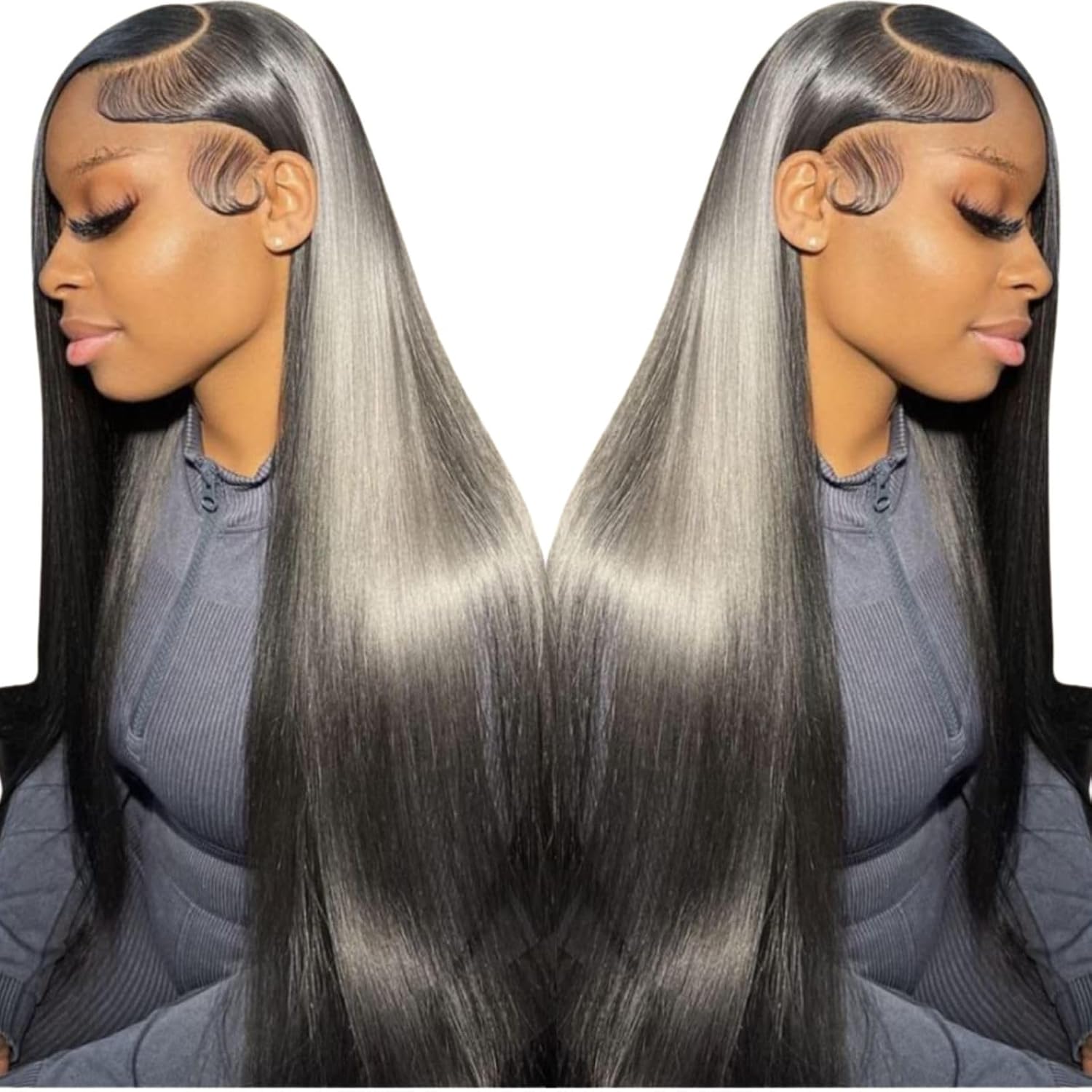 ⚡ Final Hours – Up to 50% Off🌷💥Straight HD Transparent Lace Front Wigs Human Hair