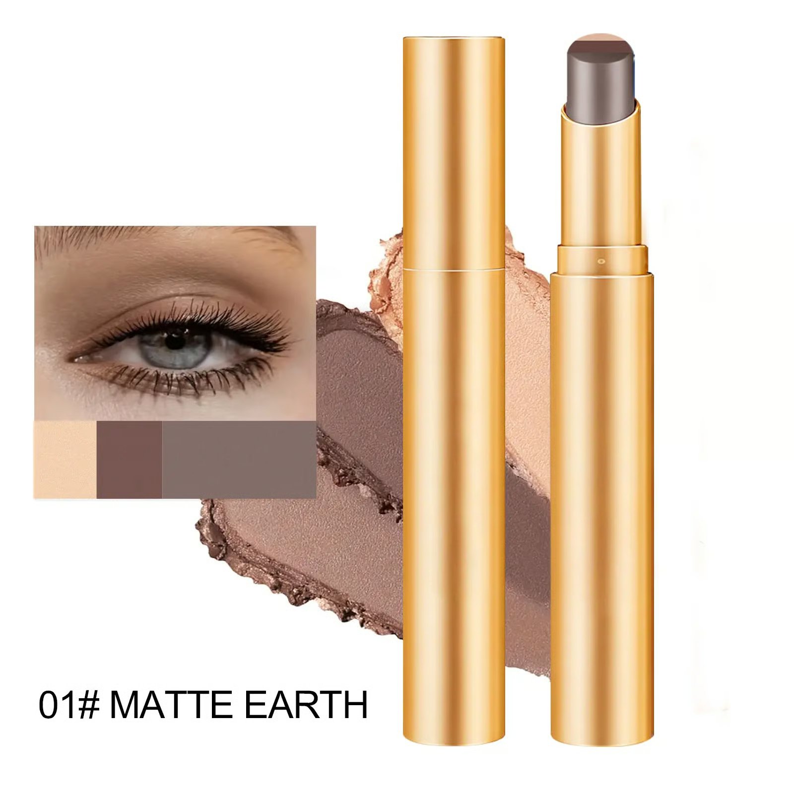 Memorial Day Sale 49% OFF❤️✨3 Shade Cream Eyeshadow Stick | Smooth & Blendable