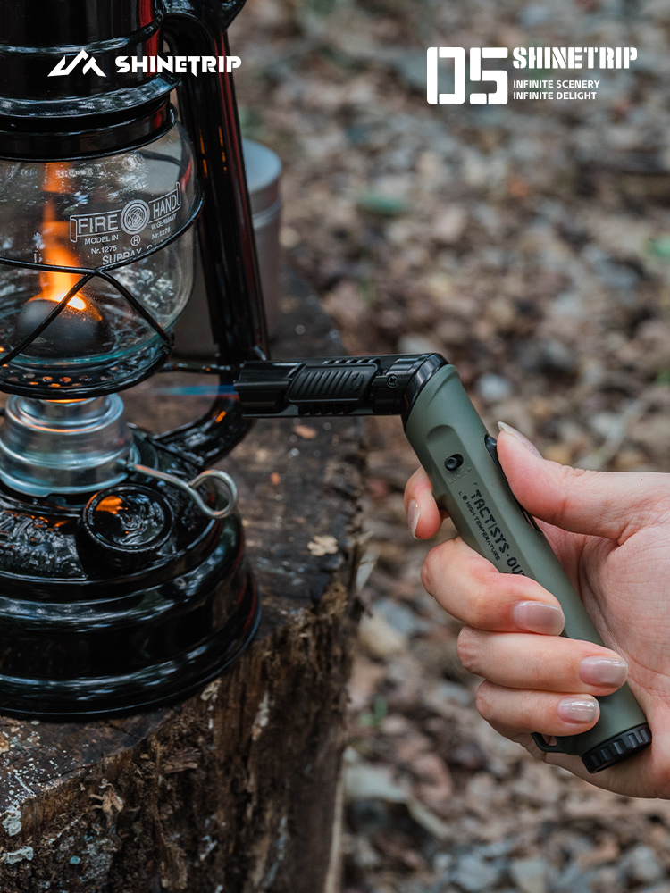 SHINETRIP 05 Series Outdoor Tactical Spray Gun - Multifunctional Windproof Refillable Lighter for Camping and Outdoor Cooking-aosuonisiz