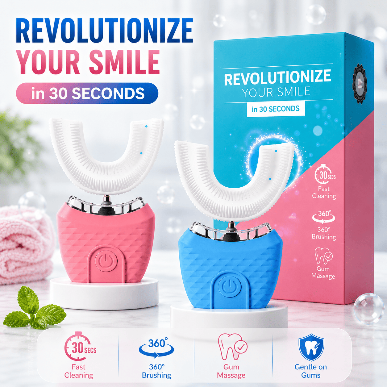 🔥Ultrasonic Electric Toothbrush ✨ Deep Clean | Sale🔥