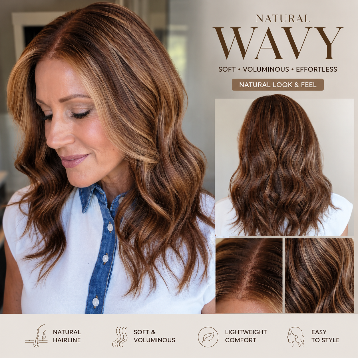 ⚡ Final Hours – Up to 50% Off🌷💥Straight HD Transparent Lace Front Wigs Human Hair