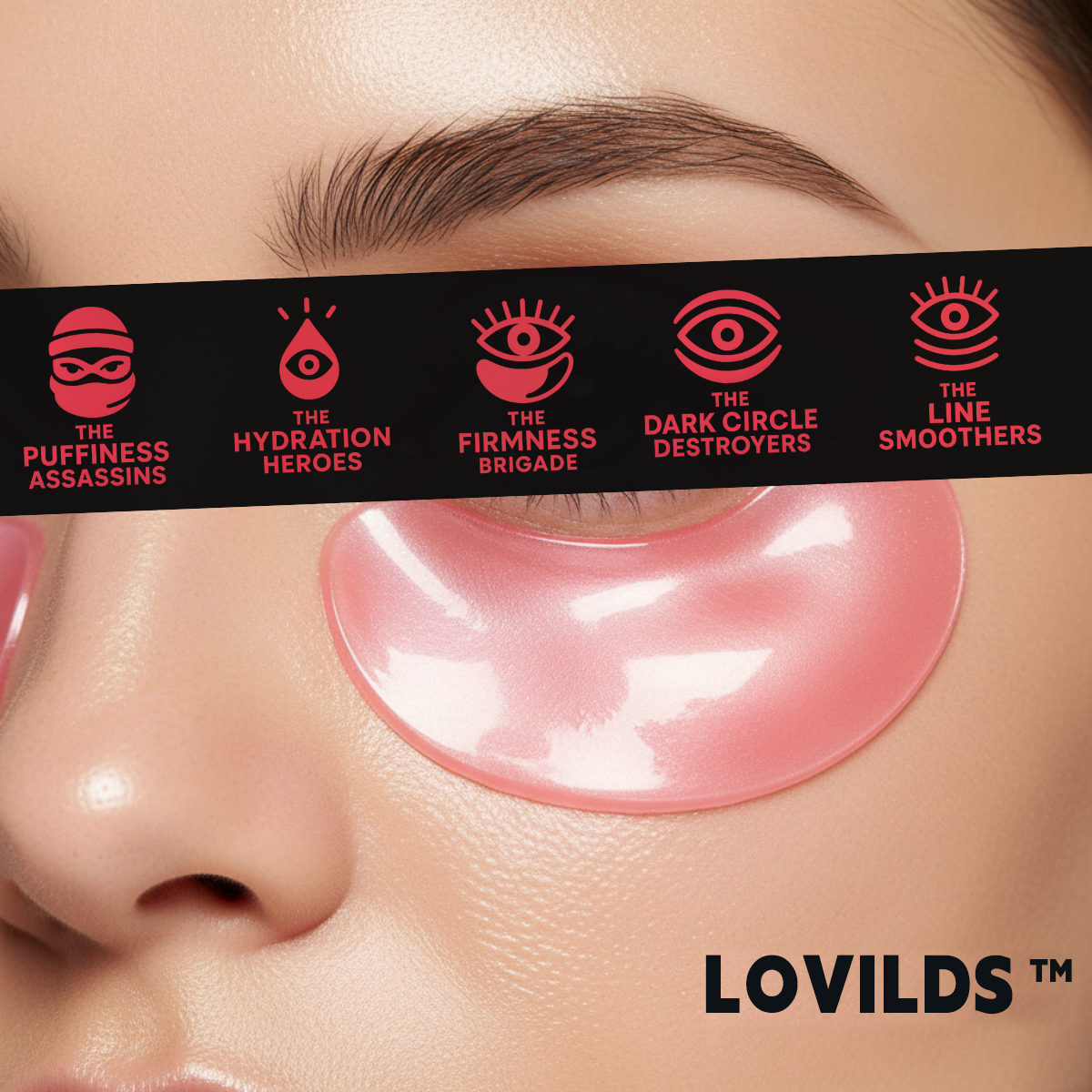 🔥Last Day 50% OFF - 2026 LOVILDS™ Peptide Collagen Hydrogel Eye Patch