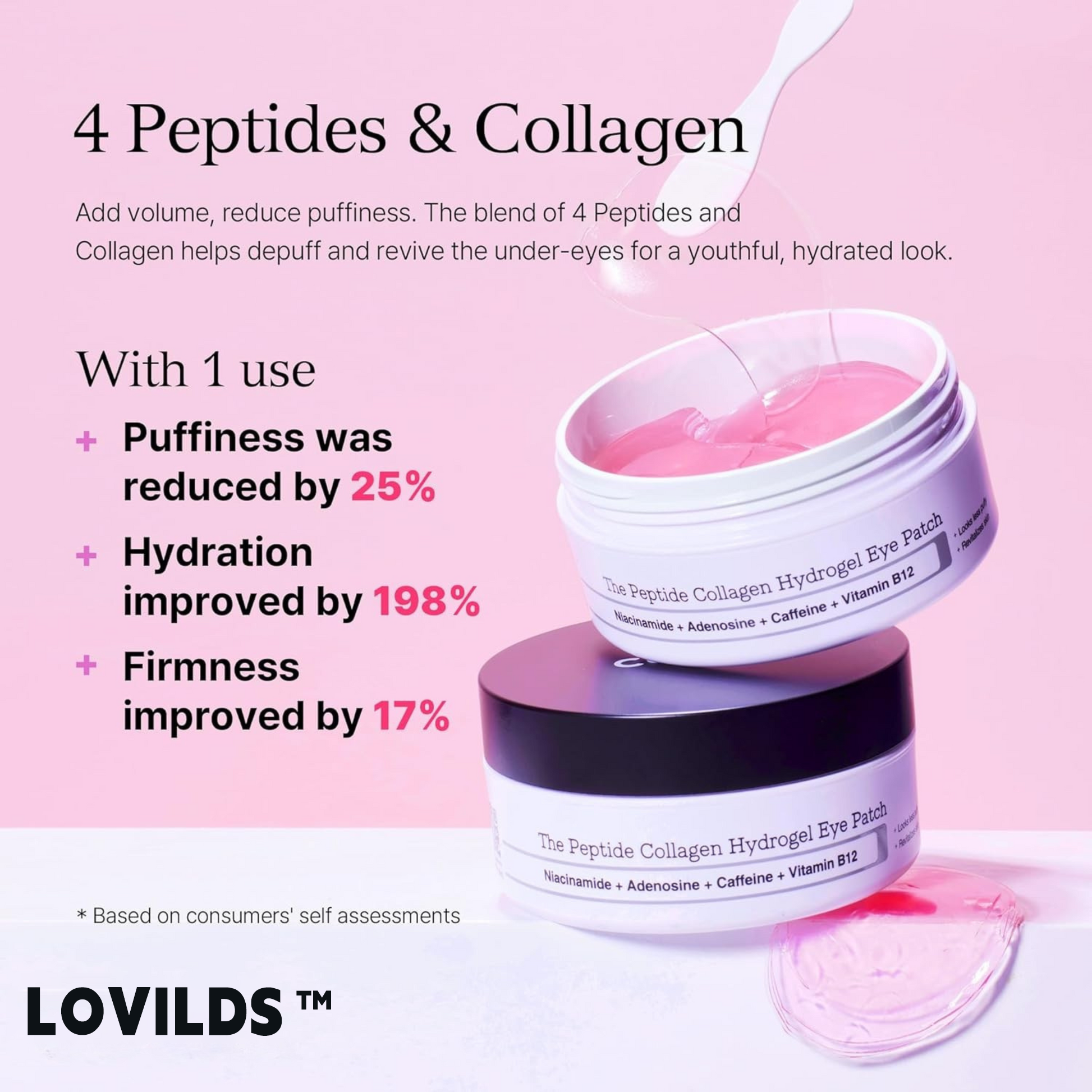 🔥Last Day 50% OFF - 2026 LOVILDS™ Peptide Collagen Hydrogel Eye Patch