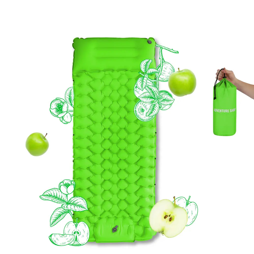 Inflatable Beach Mat with Built-In Pump