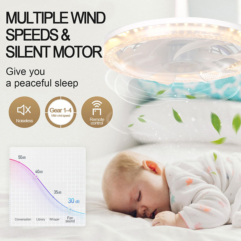 🔥Last Day: 50% Off🔥2-in-1 Remote-Controlled Ceiling Fan with LED Light