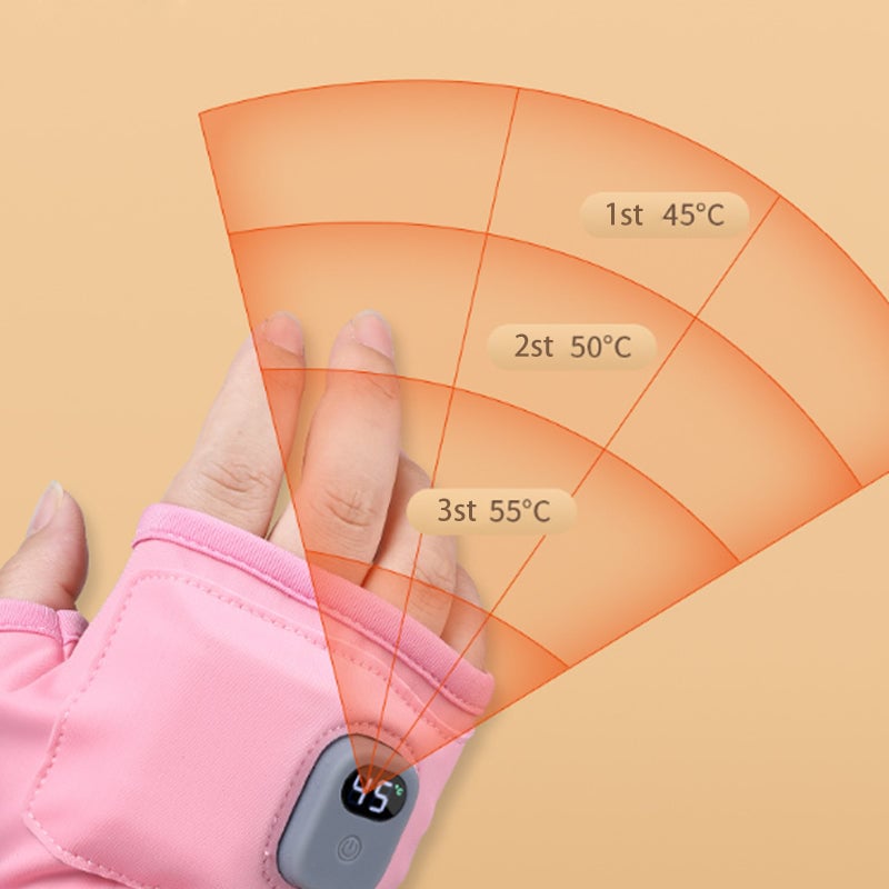 💥Hot Sales - 49% OFF🔥Smart Thermostatic Heated Fingerless Gloves-aosuonisiz