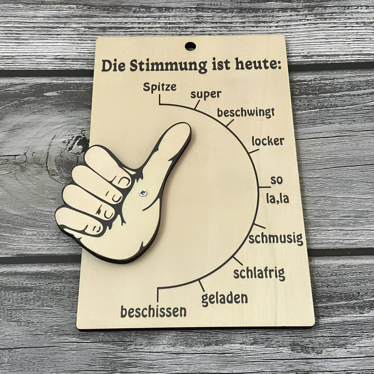 🥰Wooden Mood Barometer Ornament-aosuonisiz