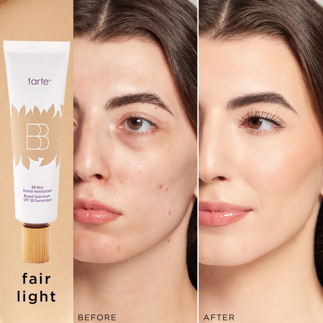 Natural looking complexion
