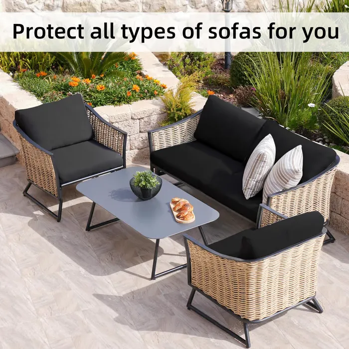 Stretch Sofa Cushion Covers Set