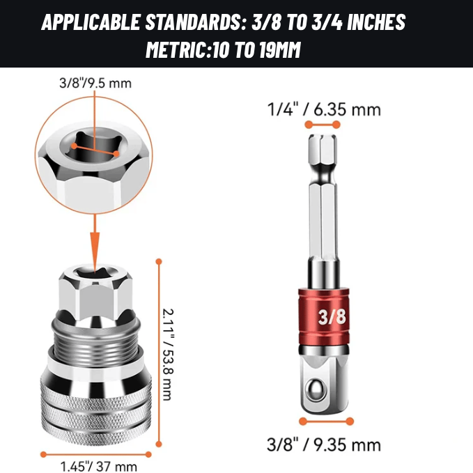 Multi-function Universal Socket Wrench Tool - Universal Maintenance Tool