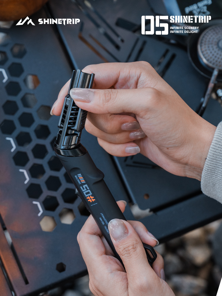 SHINETRIP 05 Series Outdoor Tactical Spray Gun - Multifunctional Windproof Refillable Lighter for Camping and Outdoor Cooking-aosuonisiz