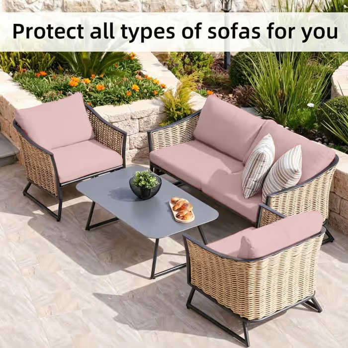 Stretch Sofa Cushion Covers Set