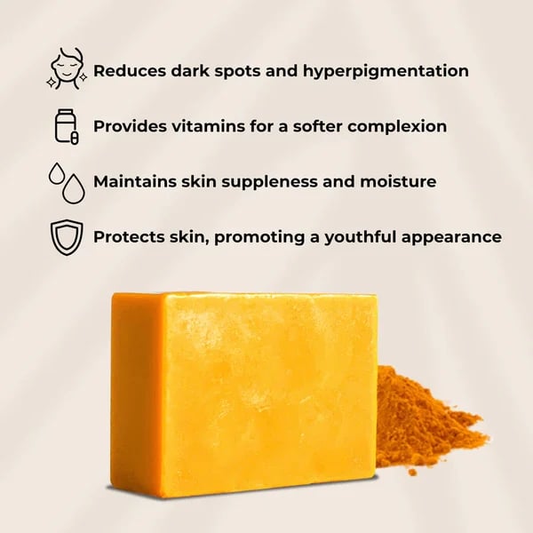 🎄Christmas Hot Sale🎁Turmeric & Kojic Acid Brightening Soap-aosuonisiz