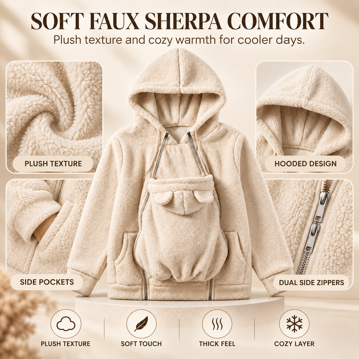 🔥Last day 50% OFF👶 BabyJoey Fleece🛡️ Hypoallergenic & Gentle on Baby Skin