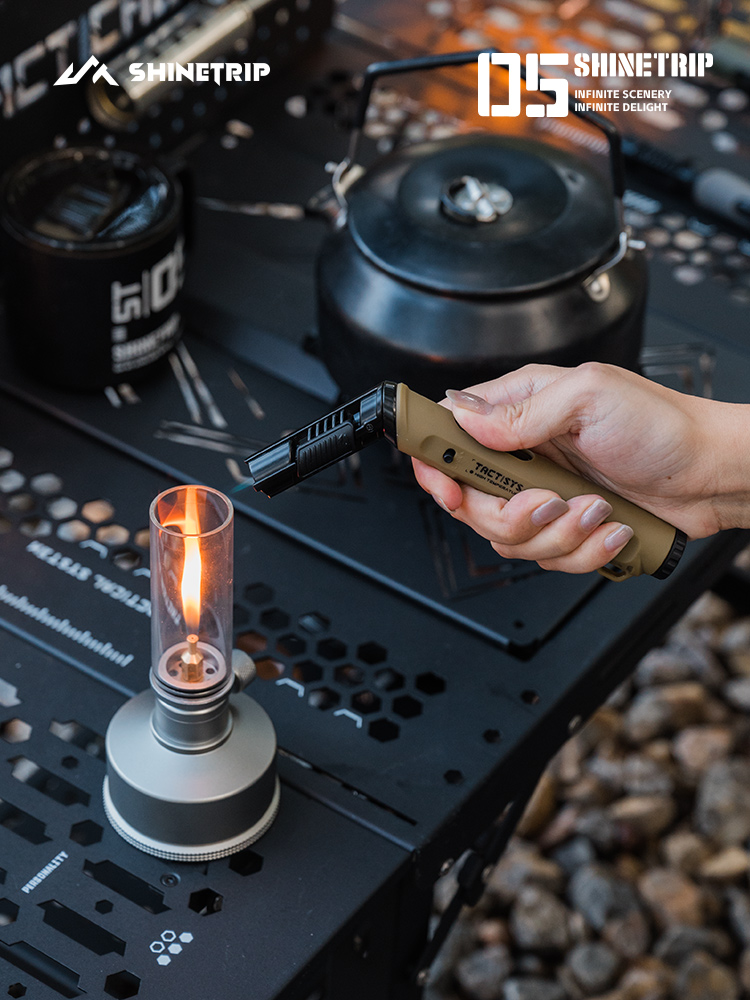 SHINETRIP 05 Series Outdoor Tactical Spray Gun - Multifunctional Windproof Refillable Lighter for Camping and Outdoor Cooking-aosuonisiz