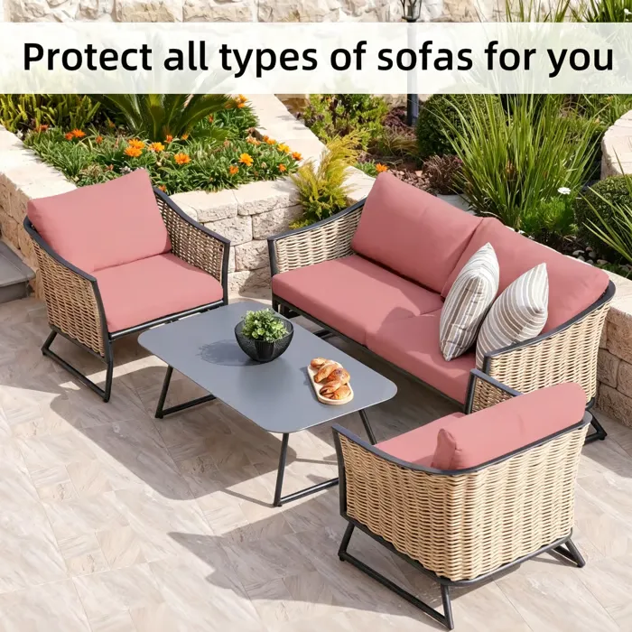 Stretch Sofa Cushion Covers Set