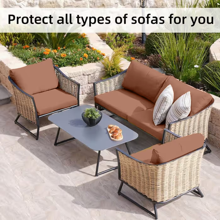Stretch Sofa Cushion Covers Set