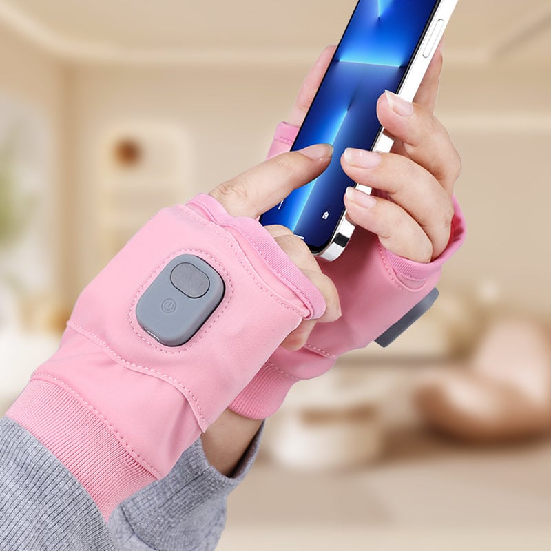 💥Hot Sales - 49% OFF🔥Smart Thermostatic Heated Fingerless Gloves-aosuonisiz
