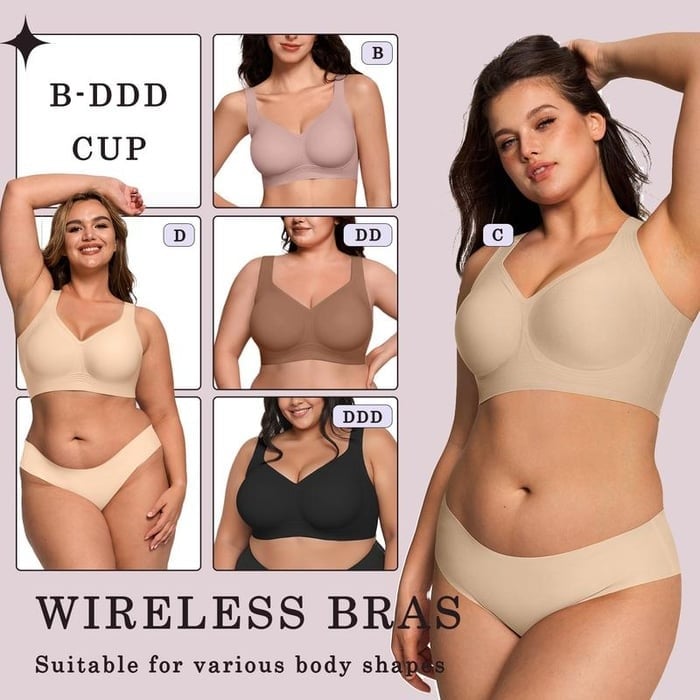 🏆LAST DAY SALE 49% OFF -Super firming bra | Women Wirefree Bras👍No more sagging breasts