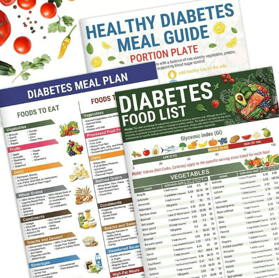 🎁Diabetes Food List & Meal Planner