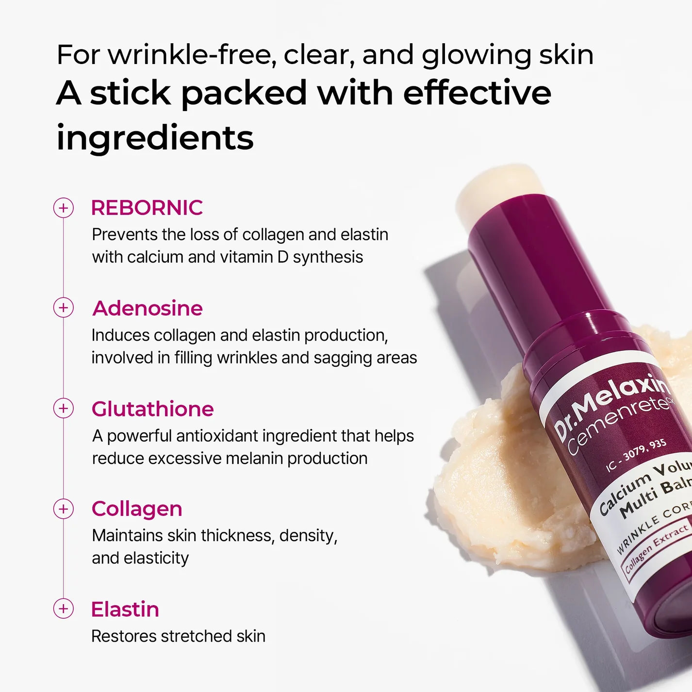 🏆 #1 Bestselling🏆-- Calcium Multi Balm 💫 Anti-Aging & Firming Korean Skincare Stick🔥