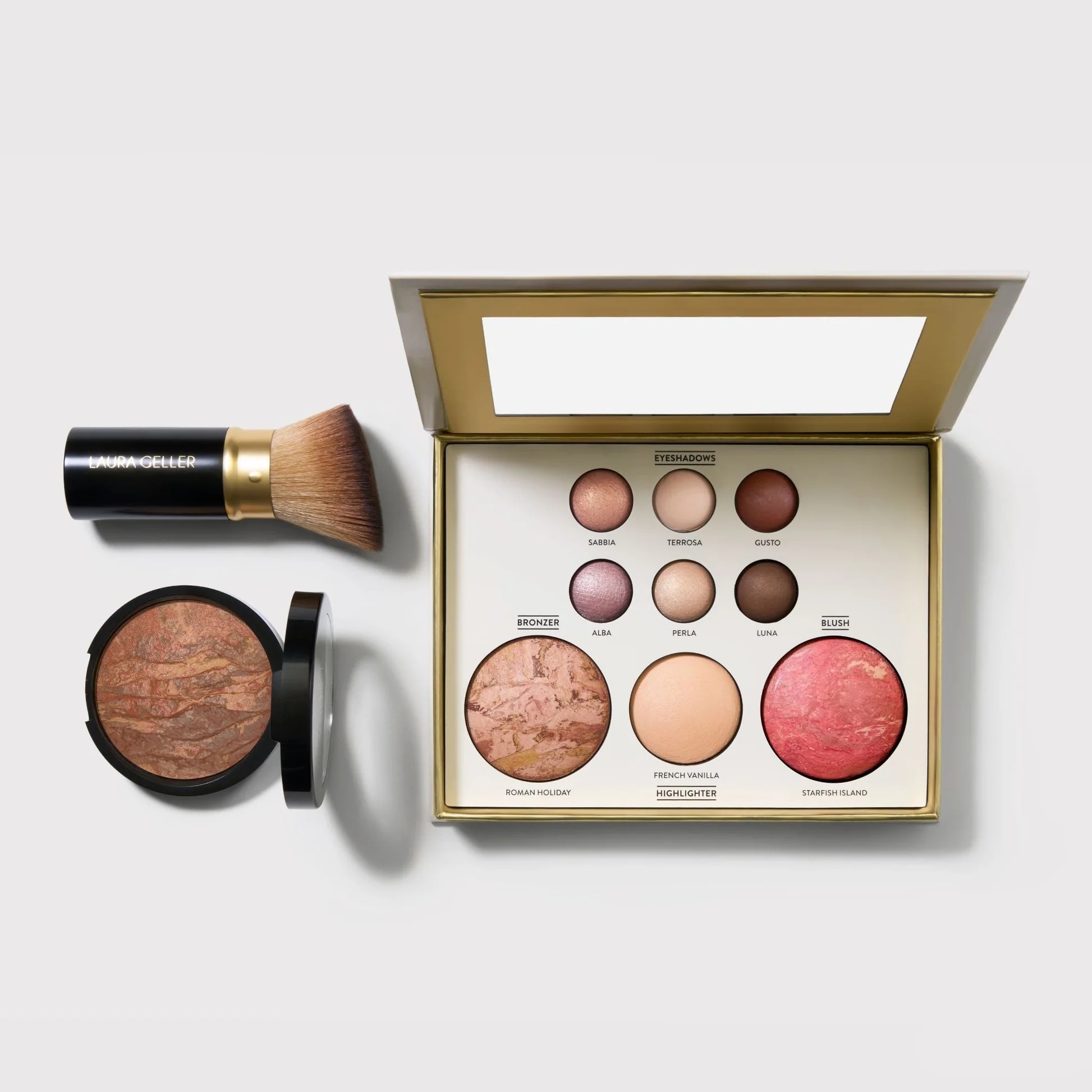 🔥LAST DAY 50% OFF -Baked Starter Kit - Tuscan Dreams includes Baked Multicolor Eyeshadow Palette（3PC）