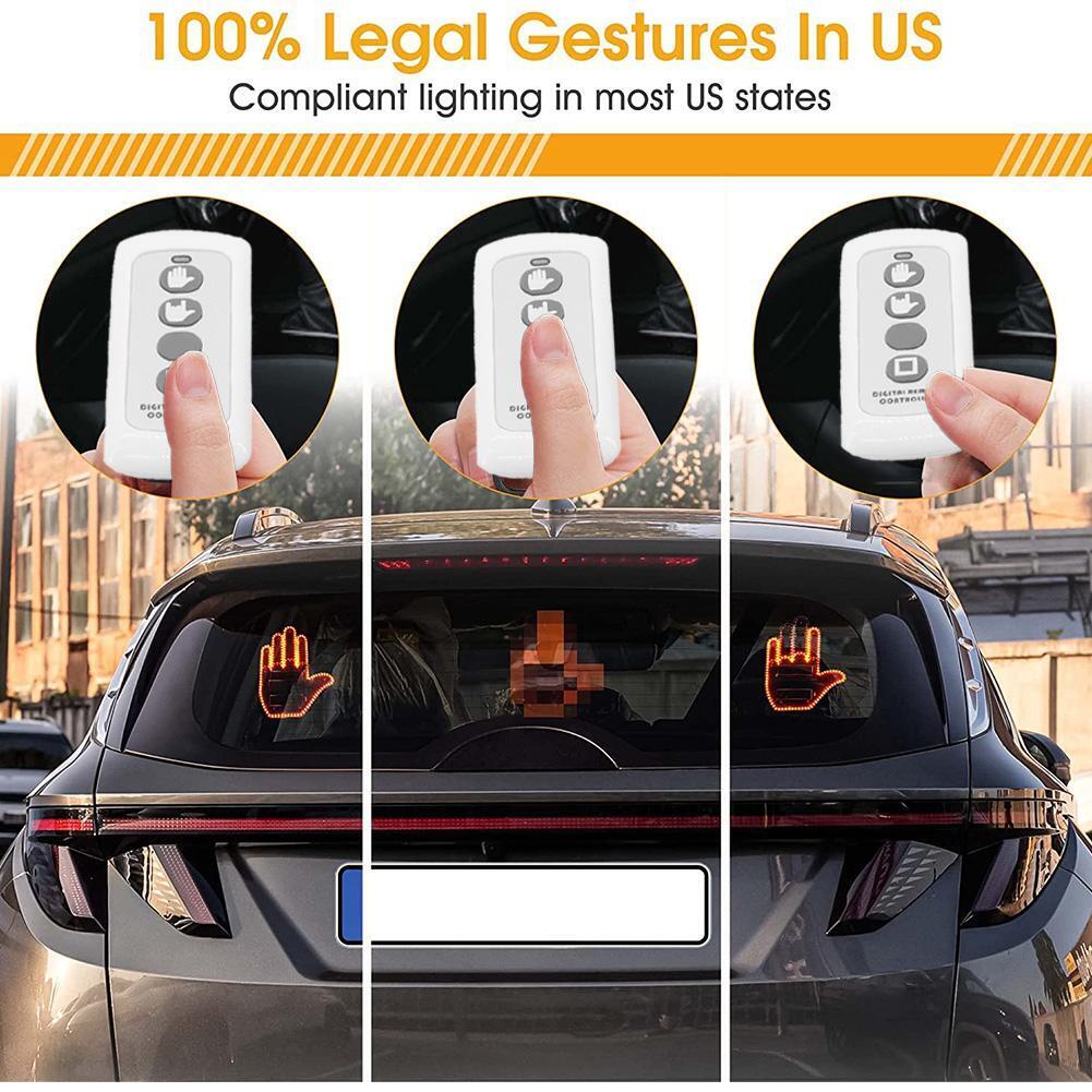 🔥Last Day 50% Off🔥Fun Car LED Gesture Display Light