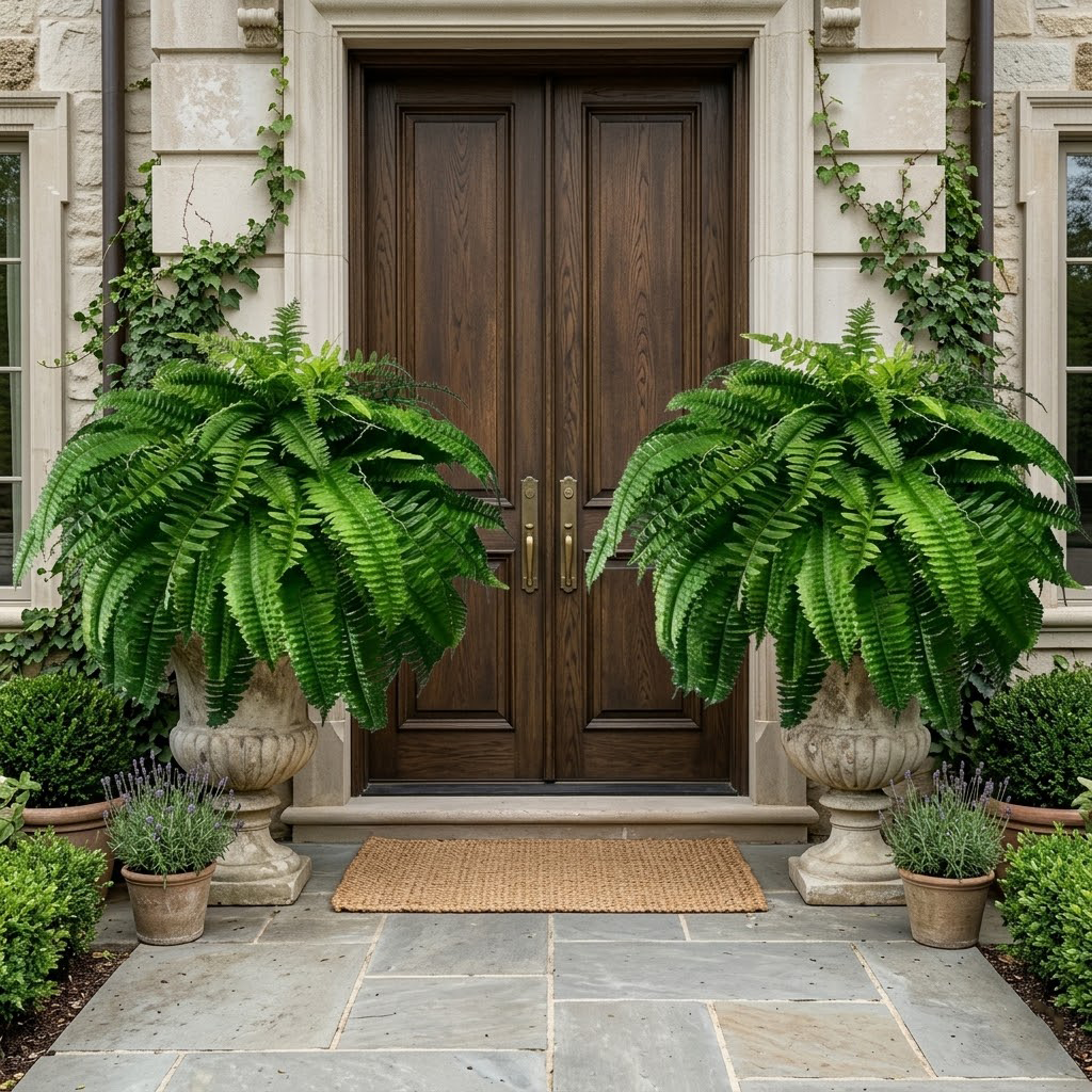 🔥 Mother’s Day Flash Sale 🌱 UV Resistant Ferns Artificial Plants Large for Planters, Office & Home Decor, Outdoor & Indoor