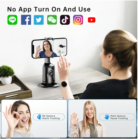 🔥last Day 49% Off🔥 - Smart Ai Facial Recognition Phone Tripod🤳