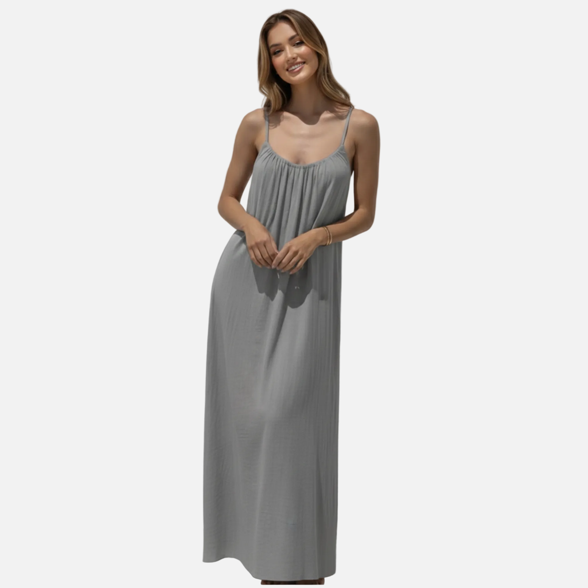 Maxi Dress Women's Flowy Spaghetti Strap Backless