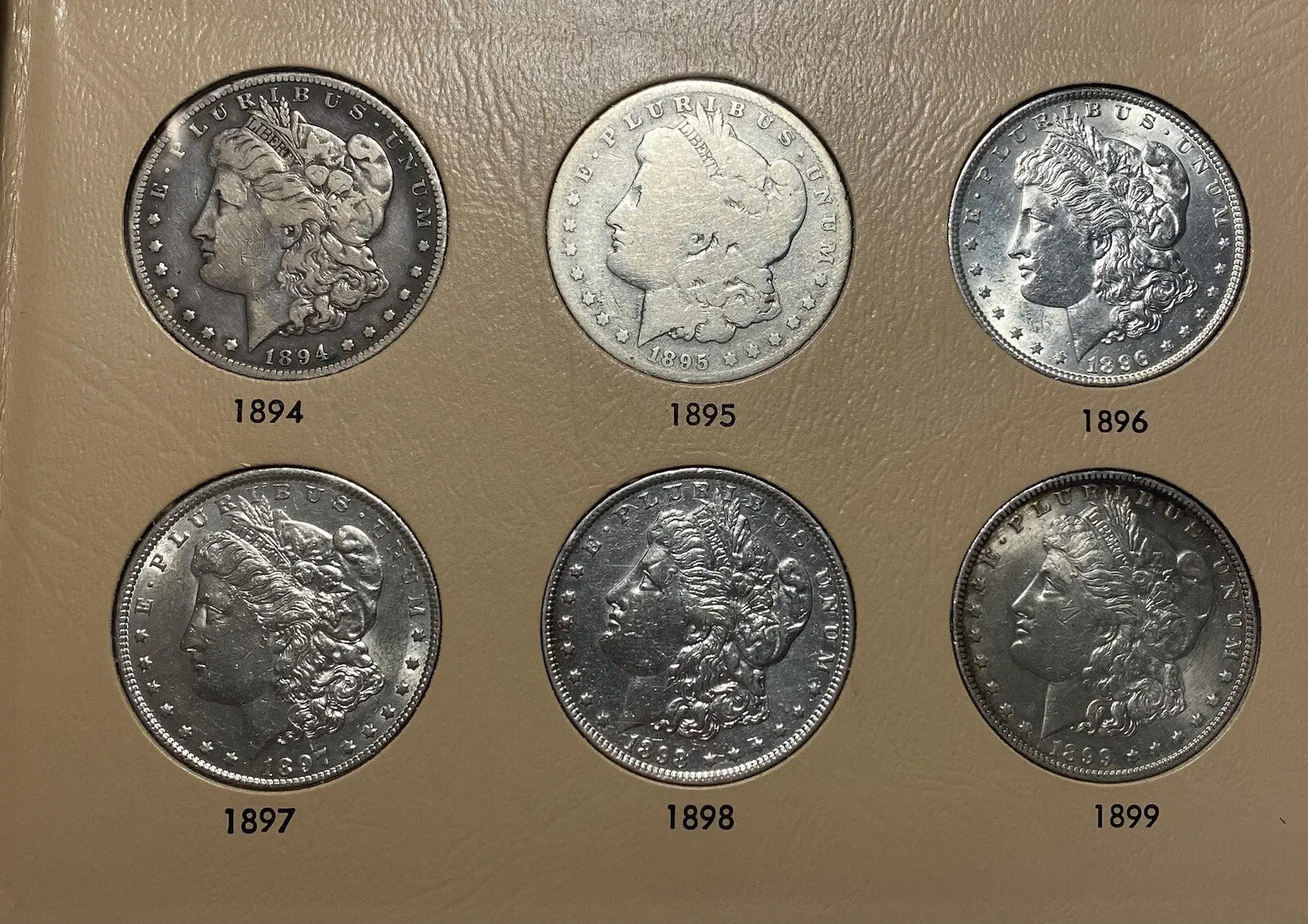 Last 10 sets Complete Set 1878–1921 S Morgan Silver Dollar Set-28PC — MS60💰 Free Shipping