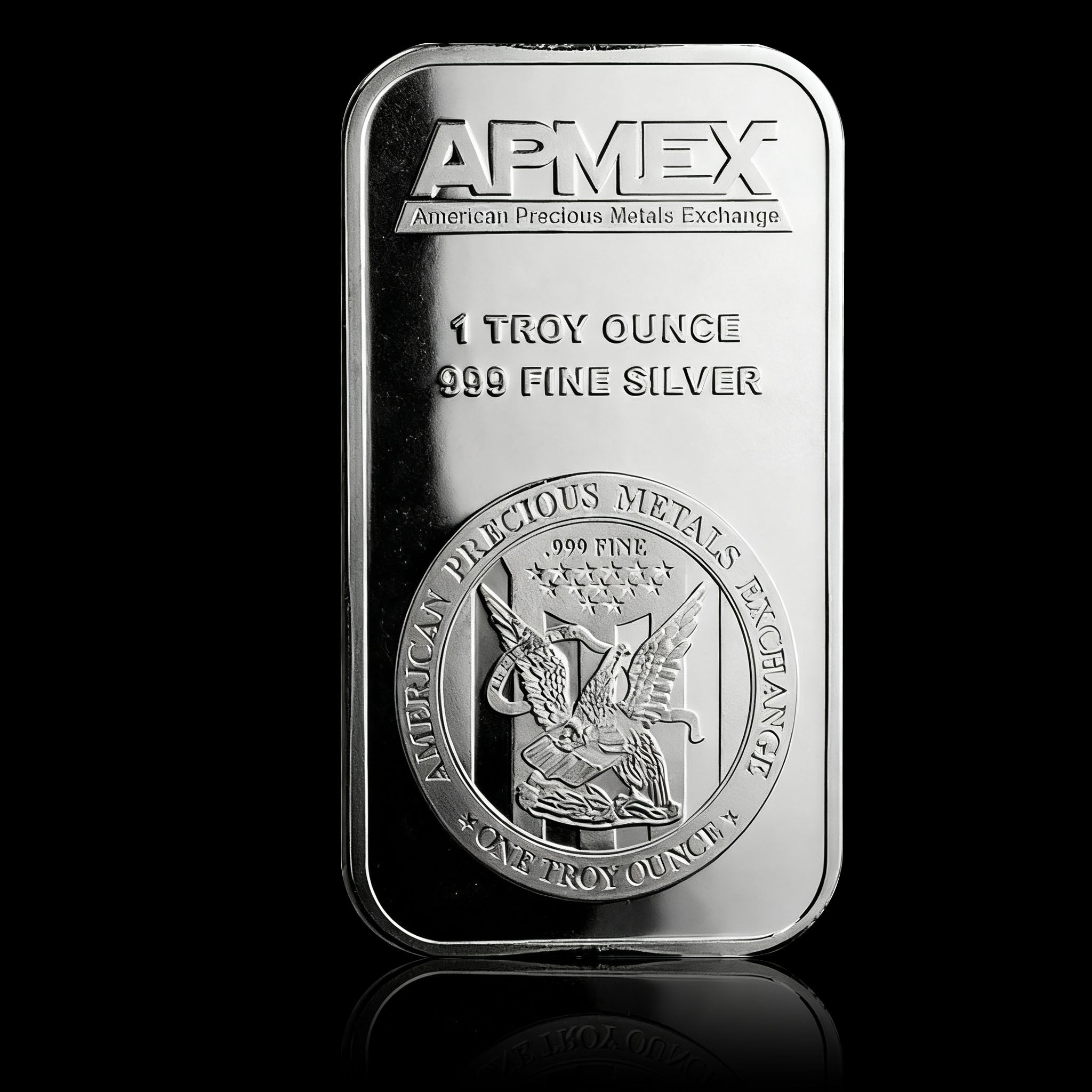 Last Day 60% OFF🔥🦅APMEX 1 oz .999 Fine Silver Bar – American Eagle Heritage for Collectors