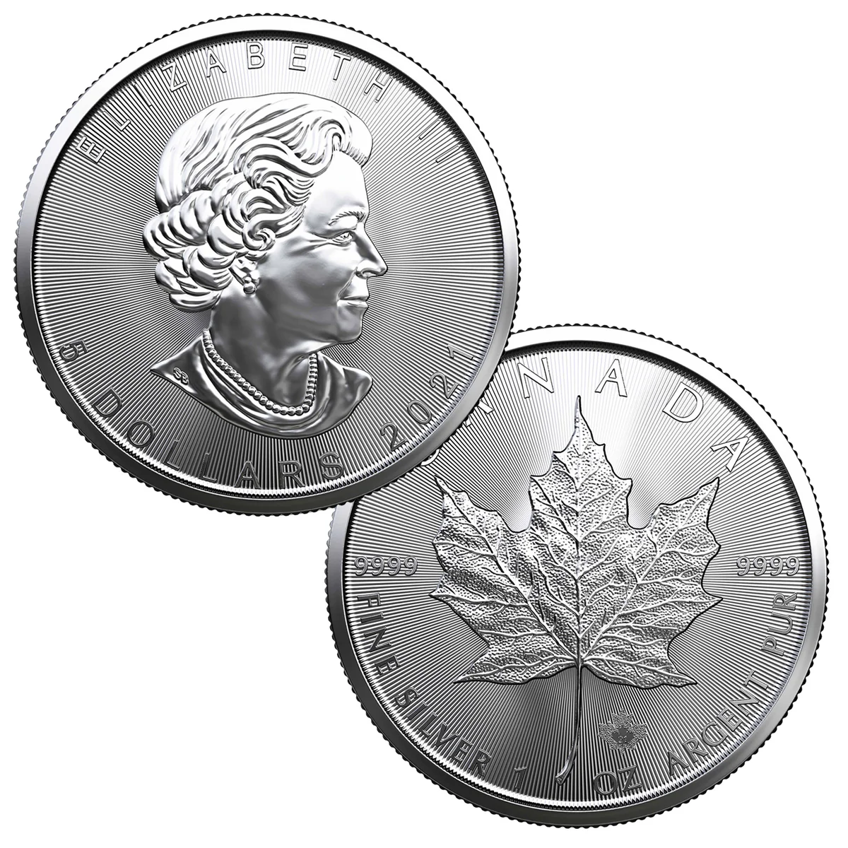 Last Day 60% OFF🔥🍁1 oz Canadian Silver Maple Leaf Coin (BU)