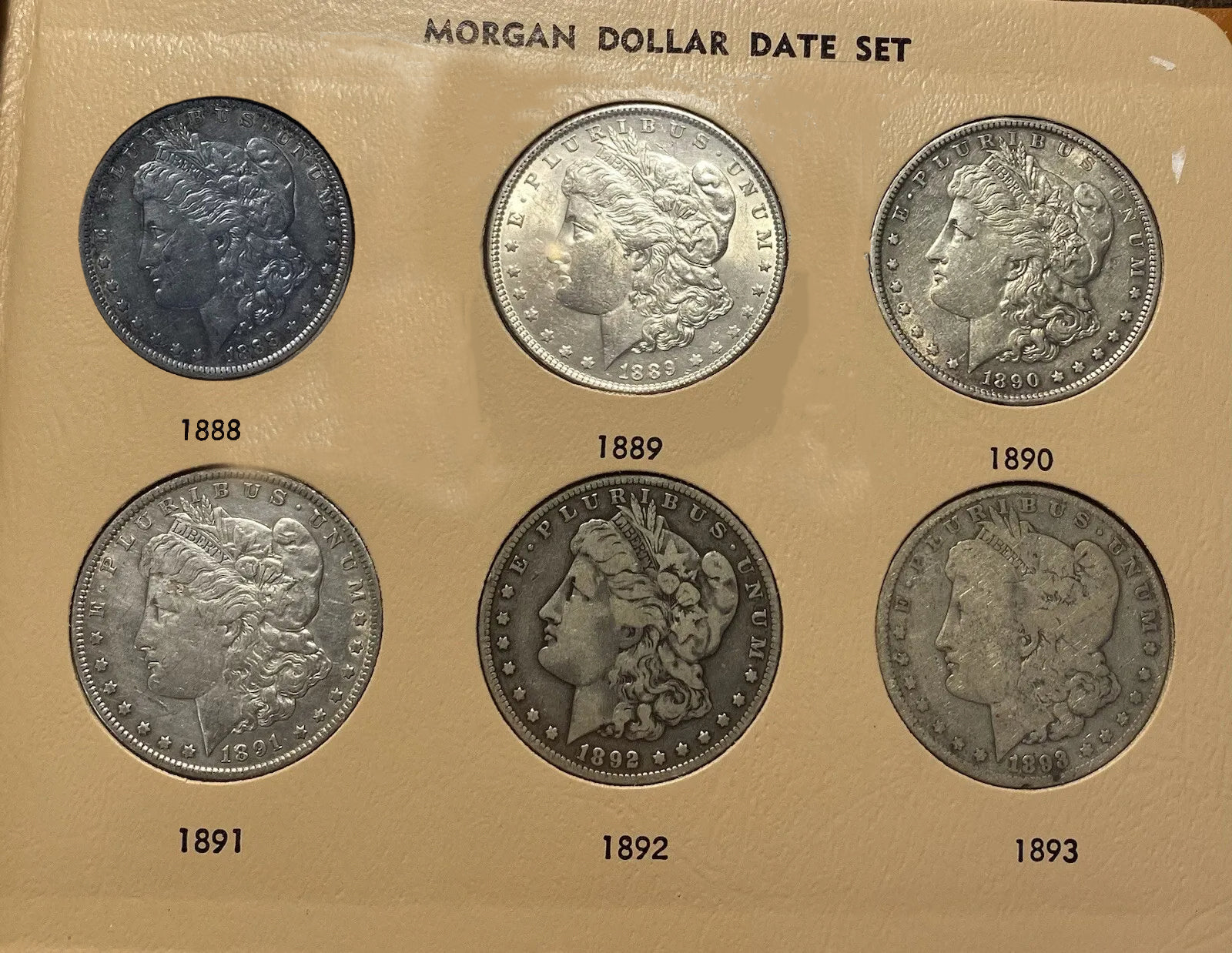 Last 10 sets Complete Set 1878–1921 S Morgan Silver Dollar Set-28PC — MS60💰 Free Shipping