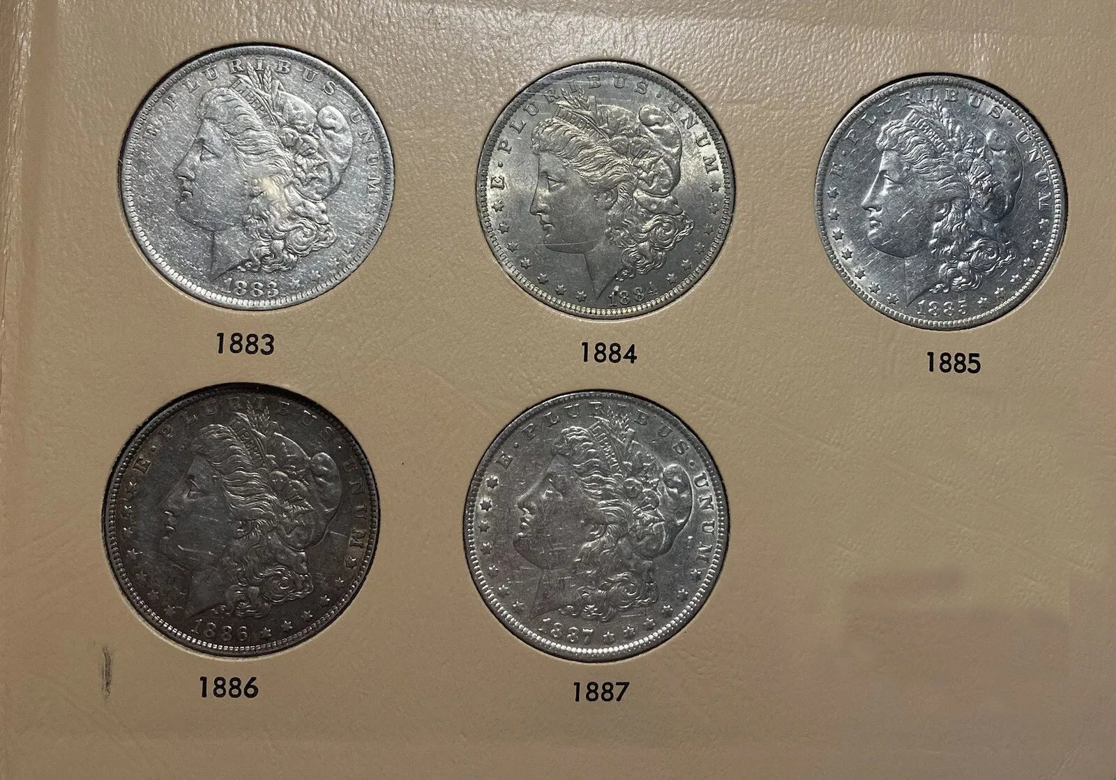 Last 10 sets Complete Set 1878–1921 S Morgan Silver Dollar Set-28PC — MS60💰 Free Shipping