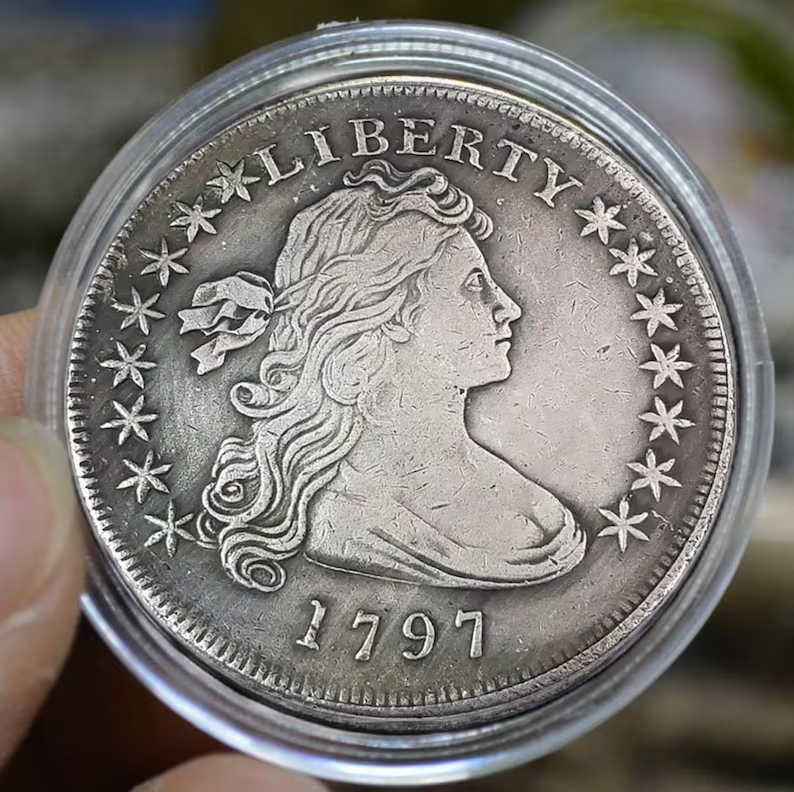 ⏰Last 12 sets!!️The Complete Set Of 1794–1804 Liberty Flowing Hair Silver Dollar (11PCS)