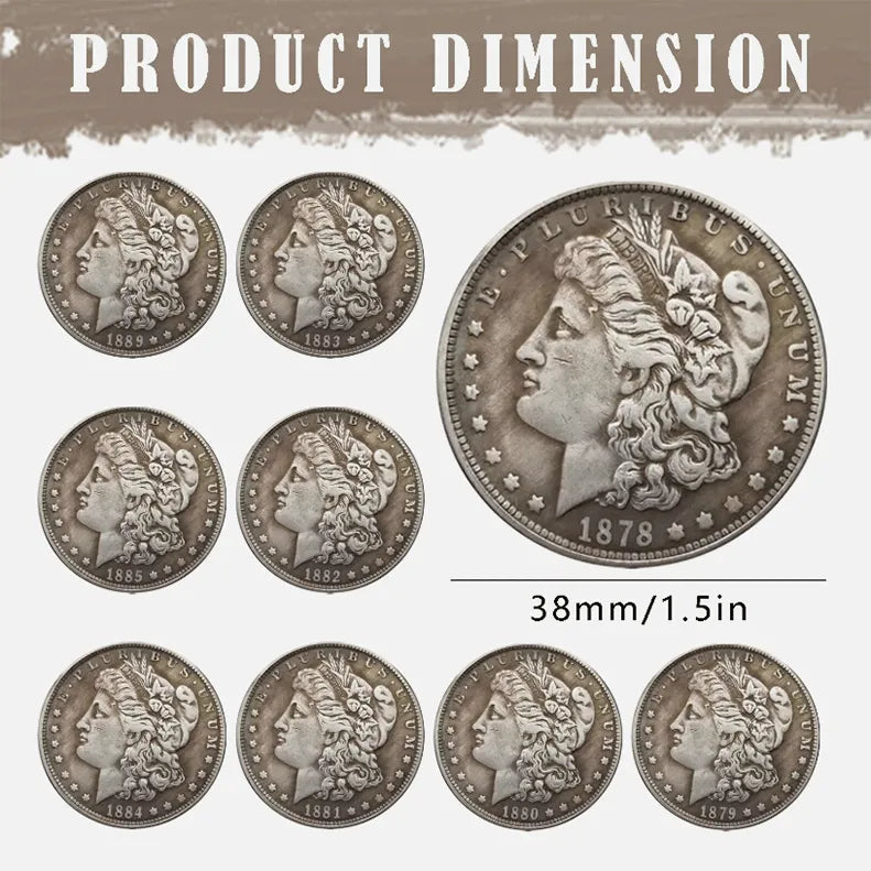 Last 10 sets Complete Set 1878–1921 S Morgan Silver Dollar Set-28PC — MS60💰 Free Shipping