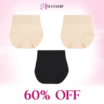 SleekHip - Leakproof High-Waist Tummy-Control Butt-Lifting Panties