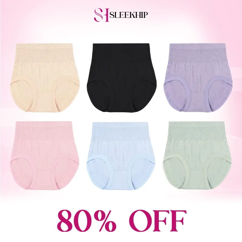 SleekHip - Leakproof High-Waist Tummy-Control Butt-Lifting Panties