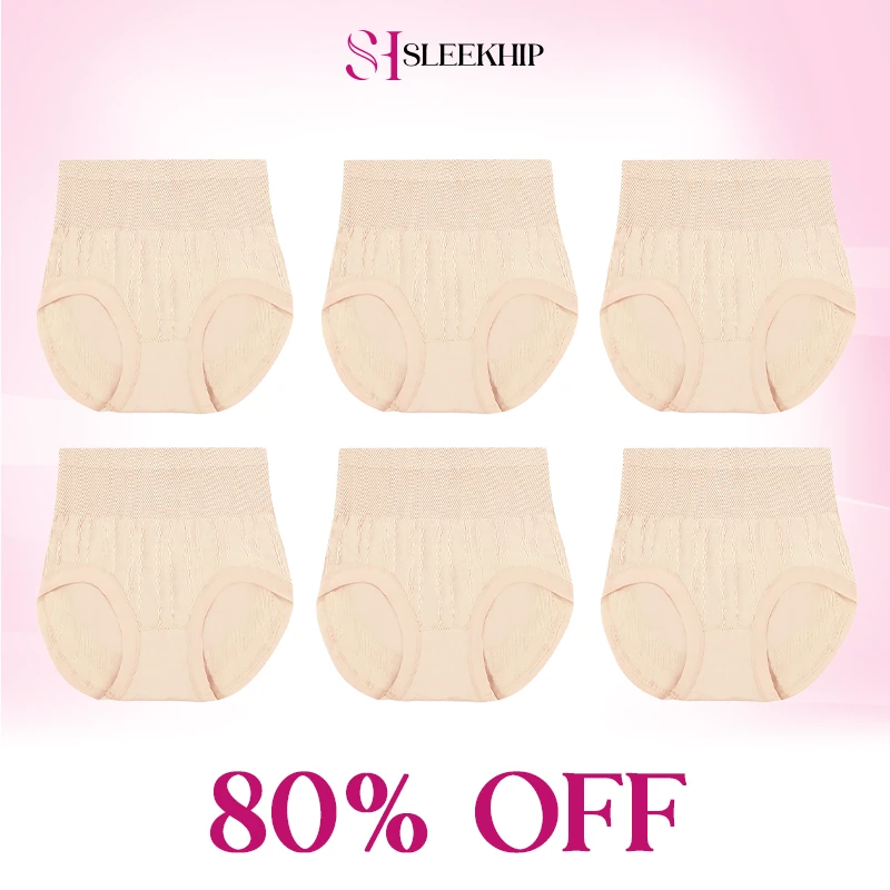 SleekHip - Leakproof High-Waist Tummy-Control Butt-Lifting Panties