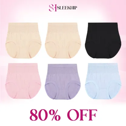 SleekHip - Leakproof High-Waist Tummy-Control Butt-Lifting Panties