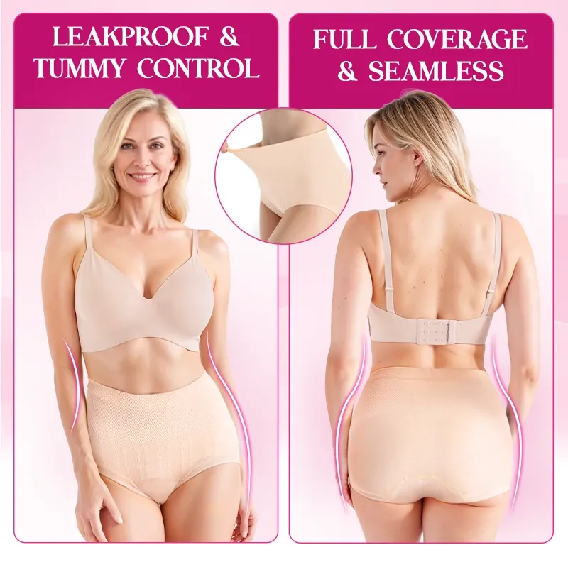 SleekHip - Leakproof High-Waist Tummy-Control Butt-Lifting Panties