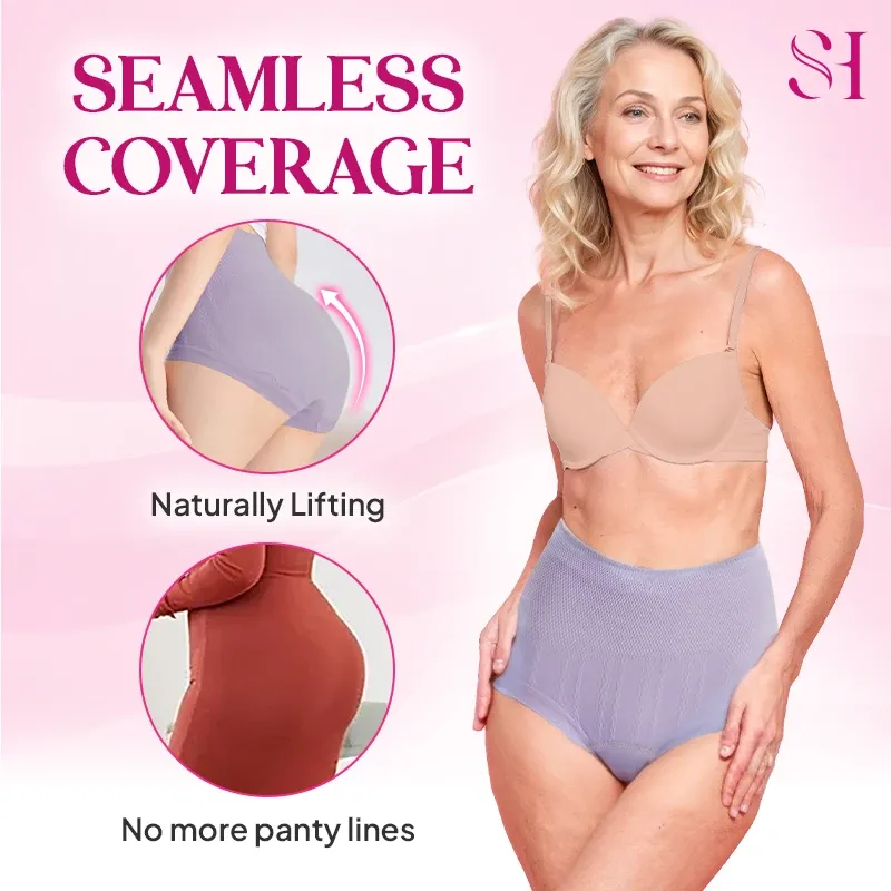 SleekHip - Leakproof High-Waist Tummy-Control Butt-Lifting Panties