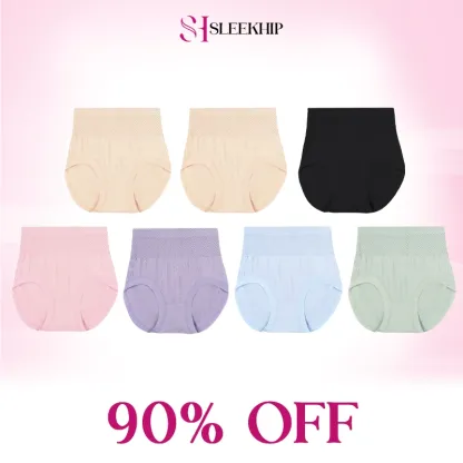 SleekHip - Leakproof High-Waist Tummy-Control Butt-Lifting Panties
