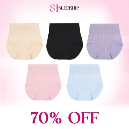 SleekHip - Leakproof High-Waist Tummy-Control Butt-Lifting Panties