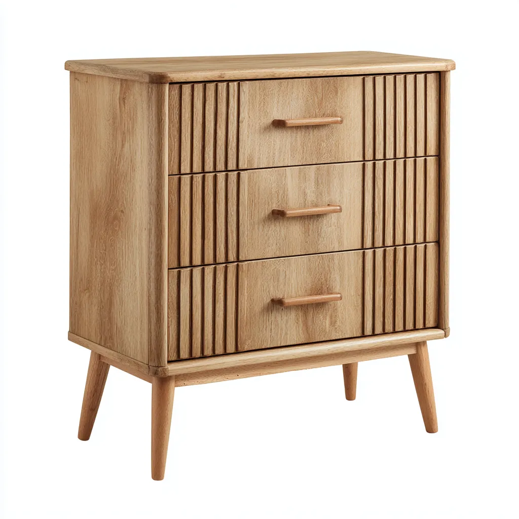 Commode - bois - 76x39x84 cm - bois - style scandinave-Placidla