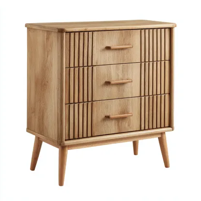 Commode - bois - 76x39x84 cm - bois - style scandinave-Placidla